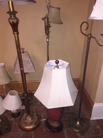 we have a large decorator lamp section