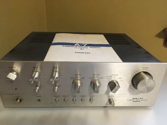 Onkyo Model A-7 Amplifier