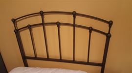 Metal headboard single 