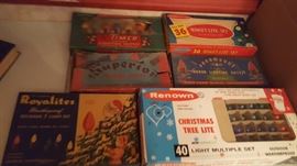 Vintage Christmas light sets