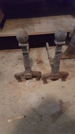 Fireplace andirons
