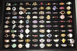 enough rings to wear a different one every day of the year at this sale