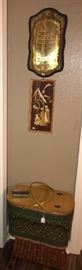Wall art, and fabulous vintage basket