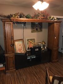 One of two Entertainment Centers, These work great as Headboards!!!!!