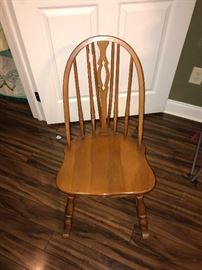 Armless Windsor Rocker