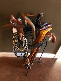 Variety of unique canes