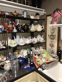 You can have more than a spot of tea with this many teapots