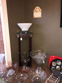 Punch bowl, serving bowls, bowls of all shapes, sizes and colors