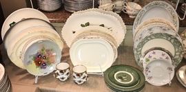 Wide array of serving platters