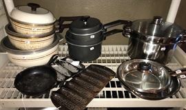 Vintage Club Cookware and other pots and pans