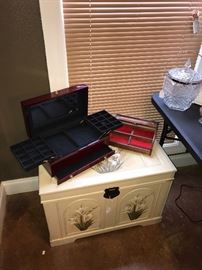 Blanket Chest and a very functional Jewelry chest
