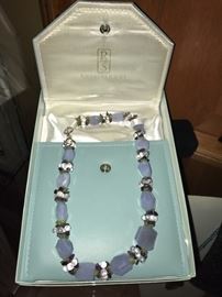 Ross Simon Blue Chalcedony Necklace