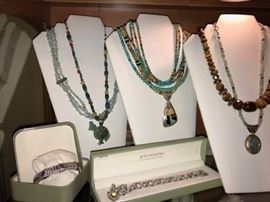 Judith Ripka and Desert Rose Trading Semiprecious Jewelry