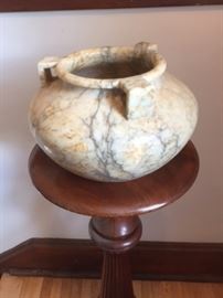 Chinese soapstone bowl. Hand carved. 19th/20th century. 