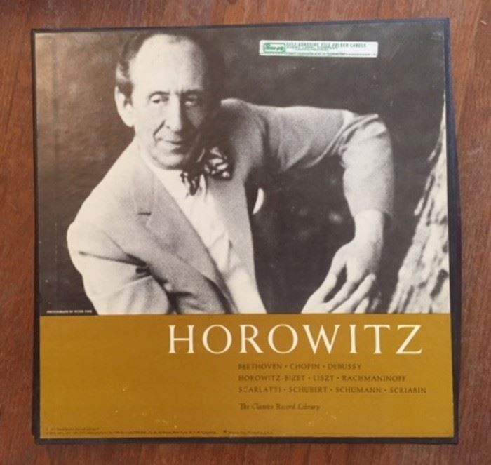 Another selection from our vintage vinyl department: Vladimir Horowitz plays Beethoven, Chopin, Debussy, etc. 