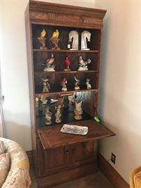 Solid Wood Bookcase/Secretary