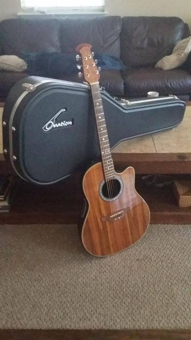 Ovation Guitar and case- perfect condition - $300.00