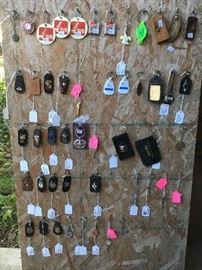 Lots of key fobs