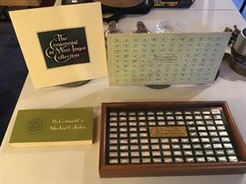 Complete Centennial Car Mini-Ingot Collection. 1976