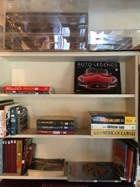 Lots of books, display cases