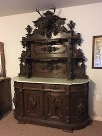 European sideboard, late-1800s