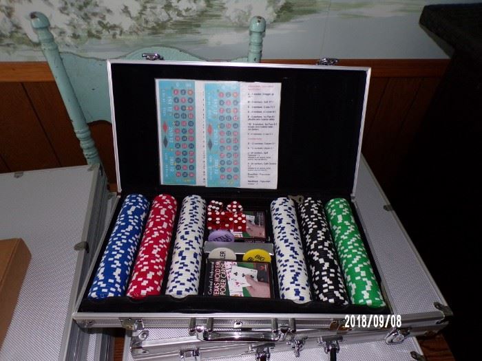 boxes of Poker Chips - main level