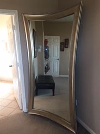 7 x 4 feet curved frame standing mirror
