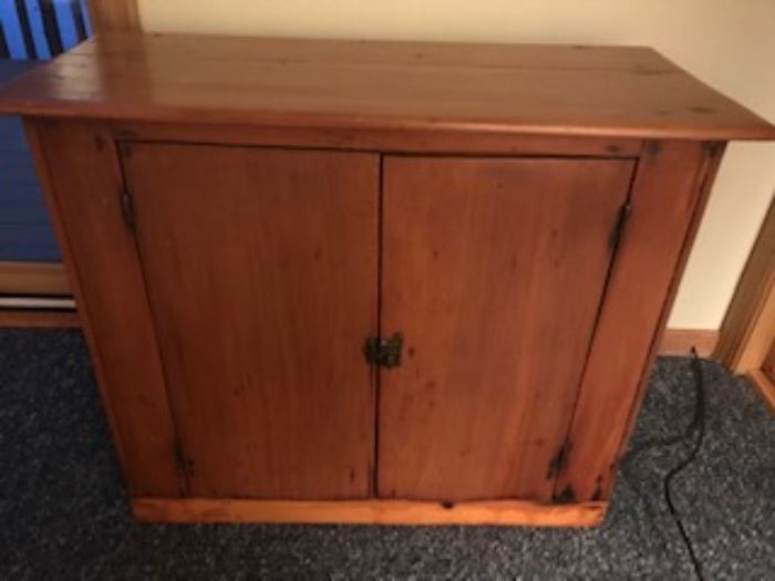 Antique pine cabinet