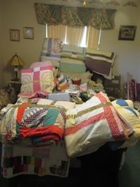 Handmade Quilts, Full & Twin Sheets