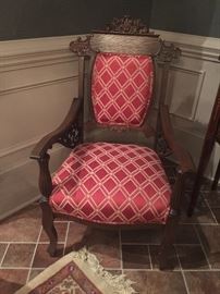 Antique Eastlake arm chair