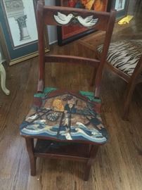 Noah's Ark chair/step stool