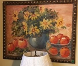 Floral Still Life Oil on Canvas PT3049 https://www.ebay.com/itm/113297262480