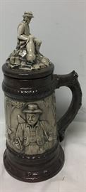 Beer Stein: Vintage Handmade and Painted Old Man with Dog RM1260 https://www.ebay.com/itm/113297294800