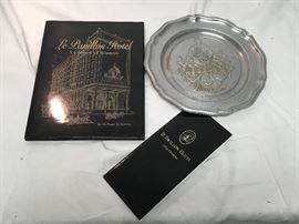 Le Pavillon Hotel New Orleans Memorabilia Pack - Book, Pewter Dish… RM1263 https://www.ebay.com/itm/113289195633