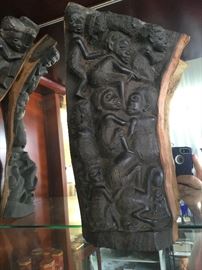 Ebony Wood Family Tree Style Makonde Sculpture #2 CW1013 https://www.ebay.com/itm/113305097380