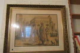 Jocy Jalaude: Carnival Framed Lithograph Numbered PT3072 https://www.ebay.com/itm/123421465522