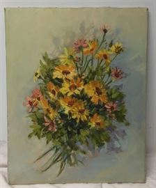Floral Still Life Oil on Canvas PT3110 https://www.ebay.com/itm/113299052944