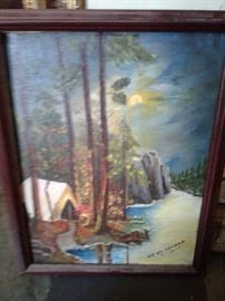 MA Del Carmen: Oil on Board PT3112 Framed https://www.ebay.com/itm/123416283451