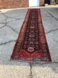 Vintage Hand Woven Persian ? Rug / Carpet Runner 16.5' WN7016 Long X 37" W https://www.ebay.com/itm/113298739064