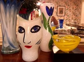 Some funky looking Kosta Boda pieces!