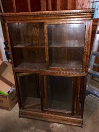 Beautiful antique barrister style bookcase - 