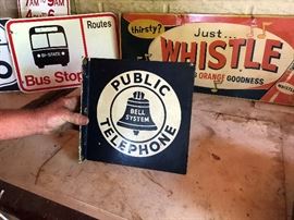 BELL SYSTEM FLANGE SIGN