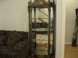 Italian glass shelf, Lighted as well 