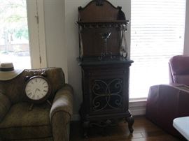 Wine Rack Stand with marble top 