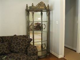 Italian glass shelf with lightning  