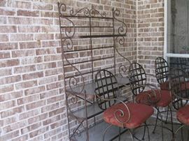 Glass and Metal shelf 