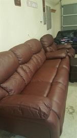 Couch  with sofa sleeper and Rocker recliner, New 