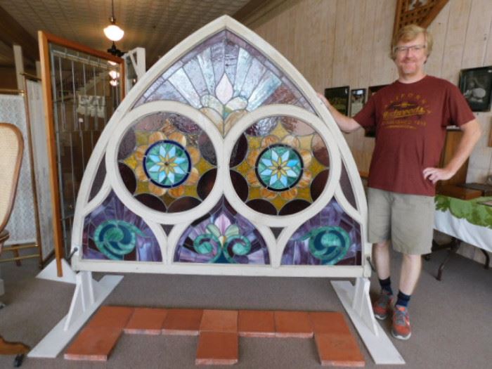 Large Ornate stain glass window