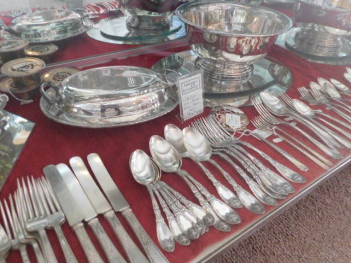 silver plate flatware