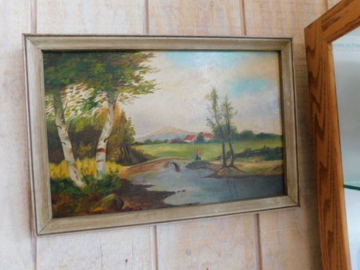 Antique oil painting